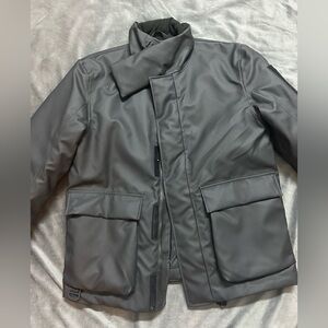 Rains Men's Black Winter Water Proof insulated  Jacket